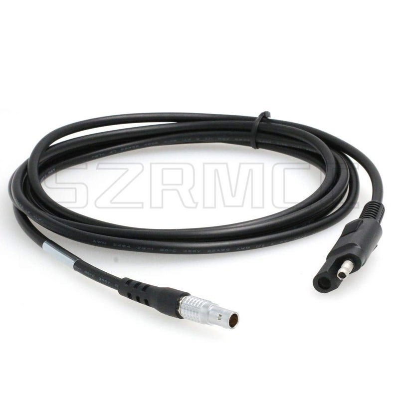 SZRMCC Trimble GPS RTK GNSS Receiver 5700 5800 R6 R7 R8 R10 46125-20C Replacement Power Cable 2 pin SAE to 0B 7 Pinâ€¦ - Image 1